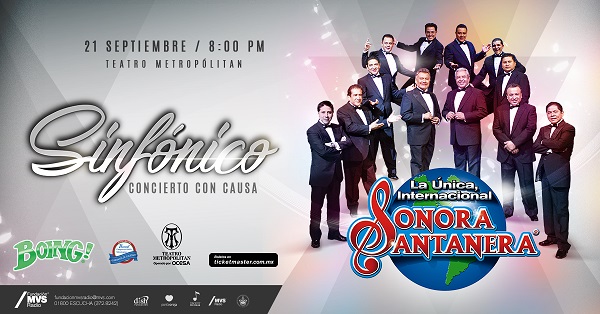 LA SONORA SANTANERA OFRECERÁ CONCIERTO SINFÓNICO CON CAUSA 0