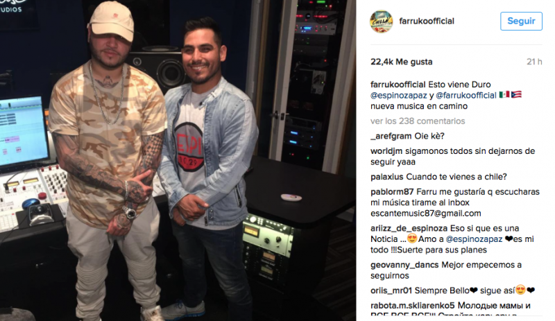 Espinoza Paz y Farruko, juntos