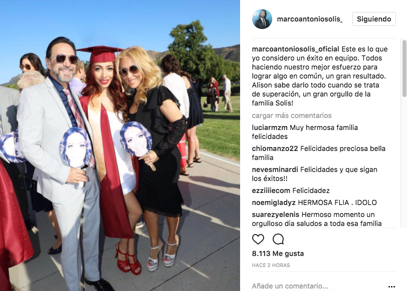 “EL BUKI” PRESUME FOTO DE LA GRADUACIÓN DE SU HIJA ALISON 0
