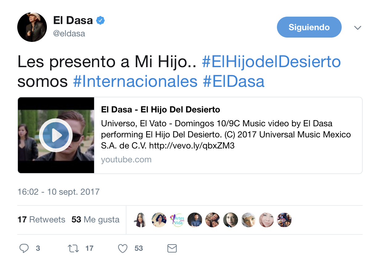 Les presento a Mi Hijo.. #ElHijodelDesierto somos #Internacionales #ElDasa