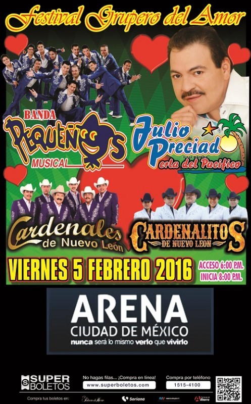 Pequeños Julio 2016 Arena CDMX
