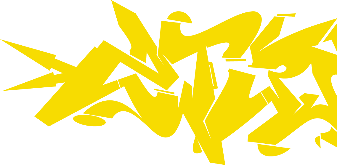Grafitti amarillo Soy Grupero