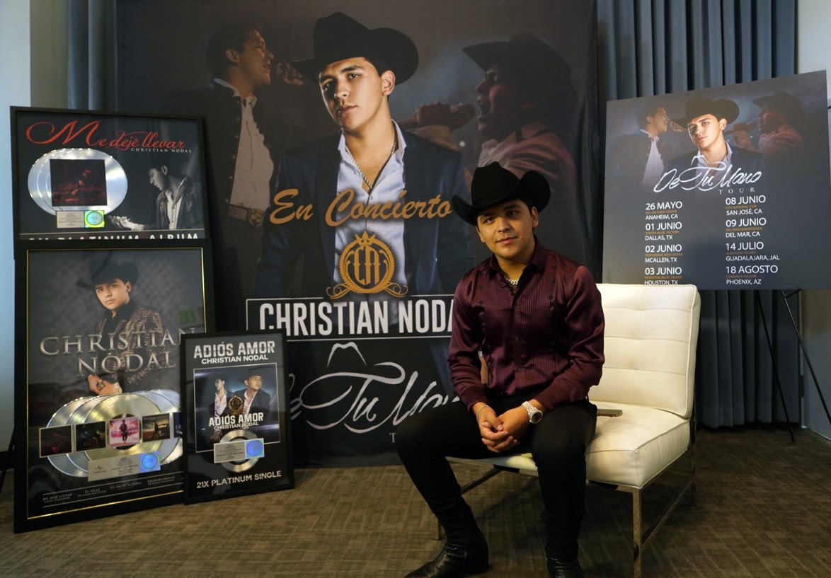 “ME DEJÉ LLEVAR” DE CHRISTIAN NODAL CON MÚLTIPLES GALARDONES