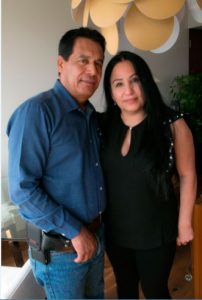 Benito Camacho y Reynalda Barraza, papás de Ariel Camacho