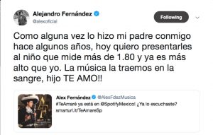 Al ruedo Alex Fernández estrena “Te Amaré” es su sencillo 2