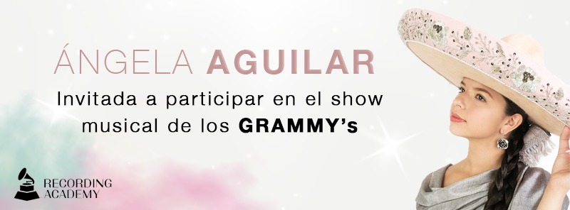 ÁNGELA AGUILAR LLEGA A LA CEREMONIA DEL GRAMMY