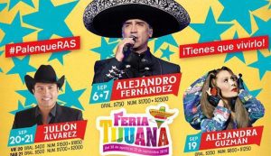 Alejandro Fernández, Pancho Barraza y Julión en la Feria de Tijuana