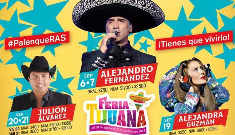 Alejandro Fernández, Pancho Barraza y Julión en la Feria de Tijuana