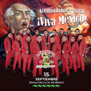 ¡ATENCIÓN! Esta es la Banda confirmada para el zócalo este 15 de septiembre 0