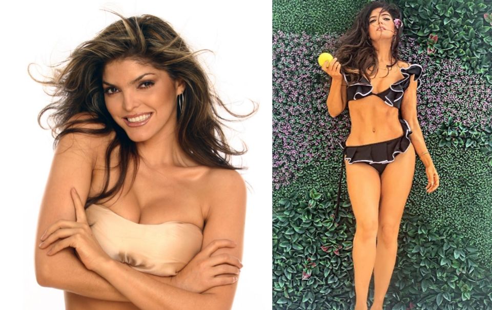 ¡Ana Bárbara celebra nominación en diminuto bikini!