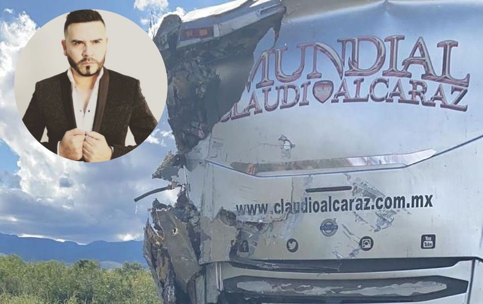 Claudio Alcaraz sufre accidente en carretera