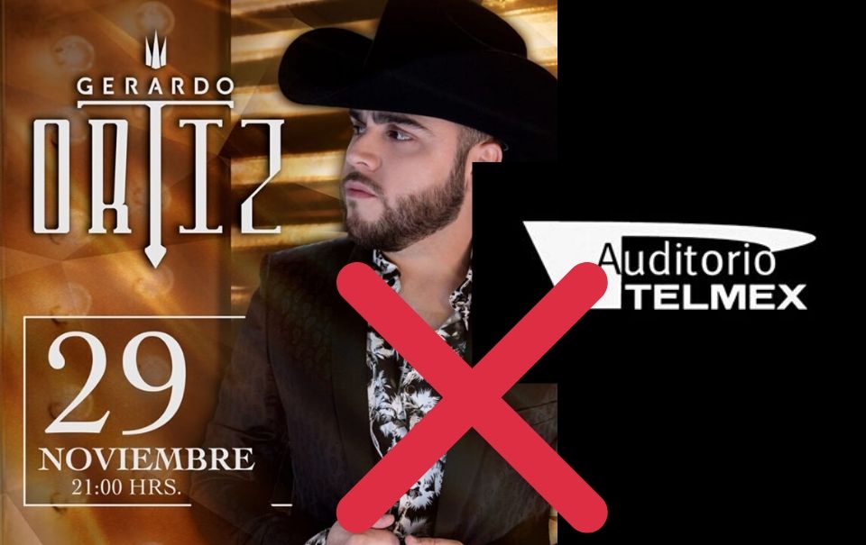 ¿Por qué cancelaron el concierto de Gerardo Ortiz?