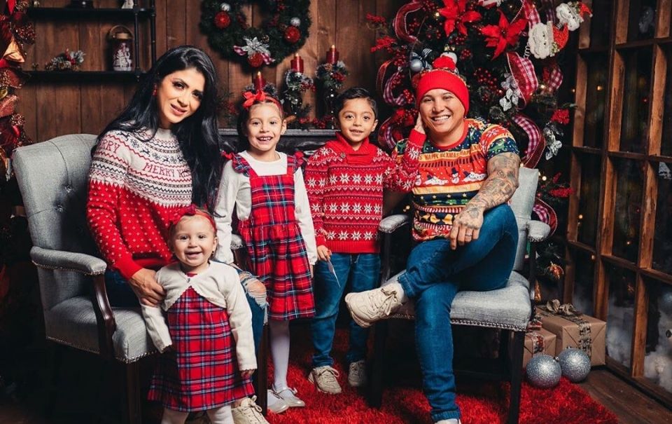 Así vivieron su Navidad Edwin Luna y Kimberly Flores (Galería)