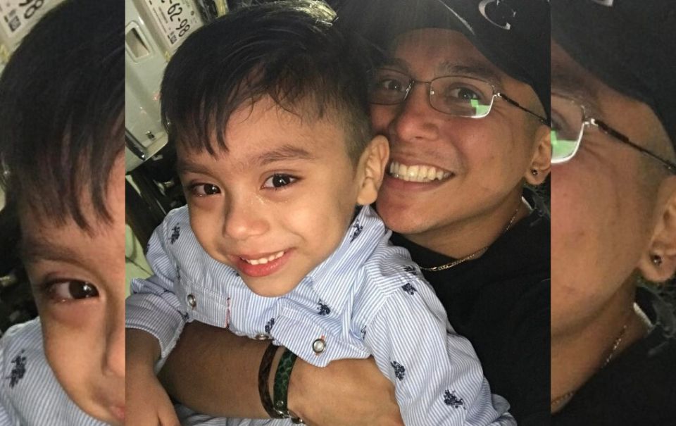 Edwin Luna se reencuentra con su hijo