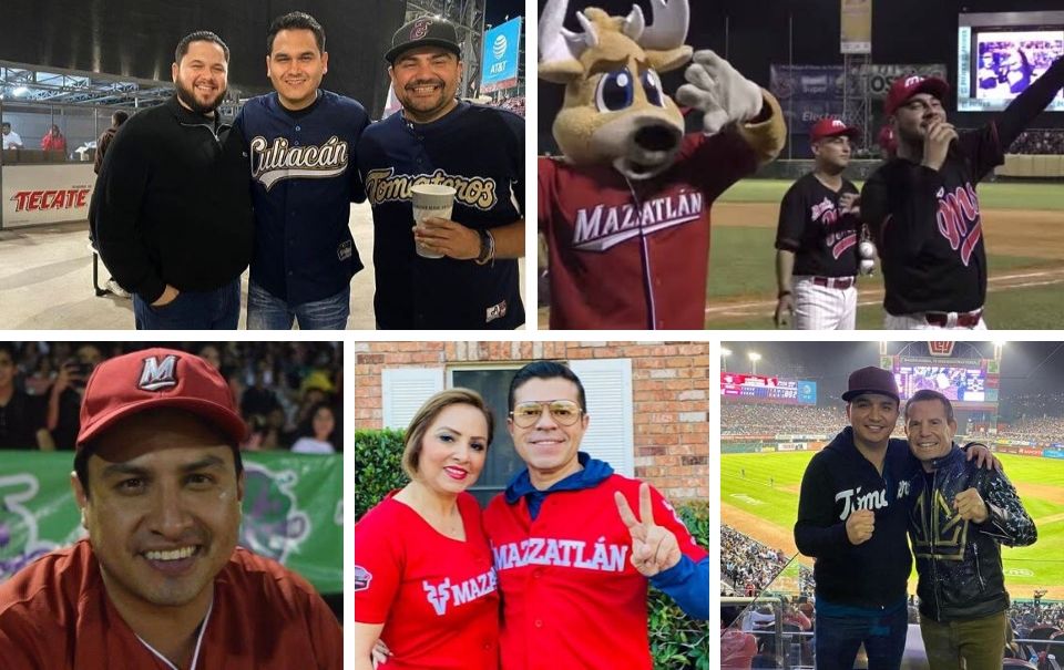 Alan Ramírez, Samuel Sarmiento y otros gruperos fanáticos del Beisbol