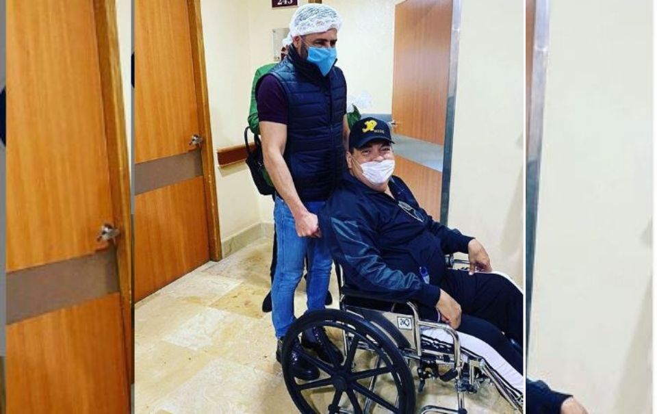 Pancho Barraza fue por Julio Preciado al hospital
