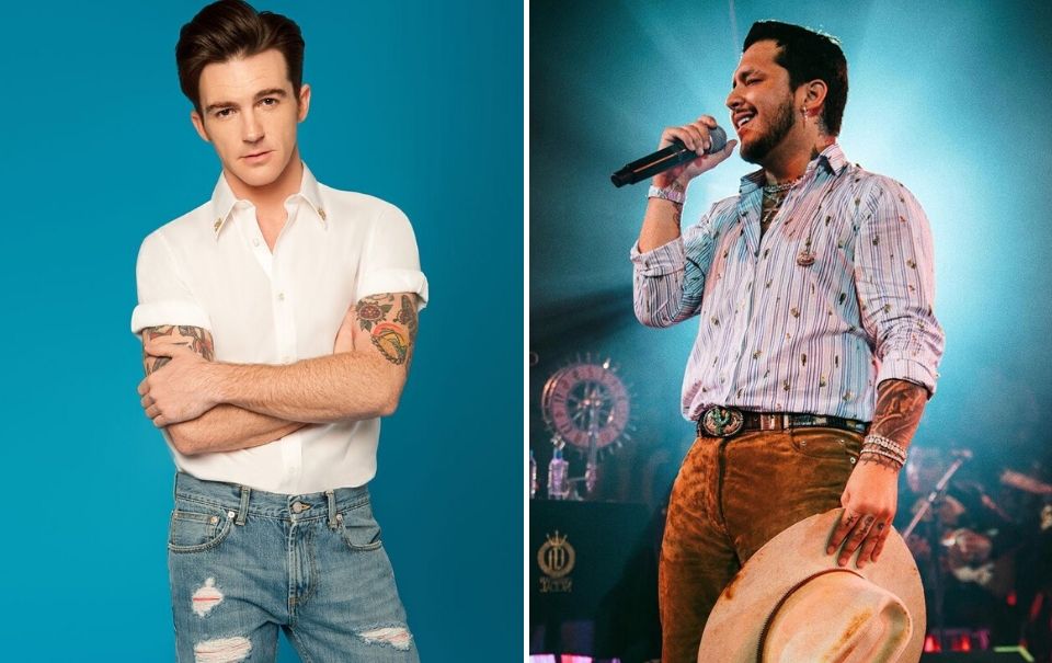 ¡Christian Nodal y Drake Bell harán una canción juntos!