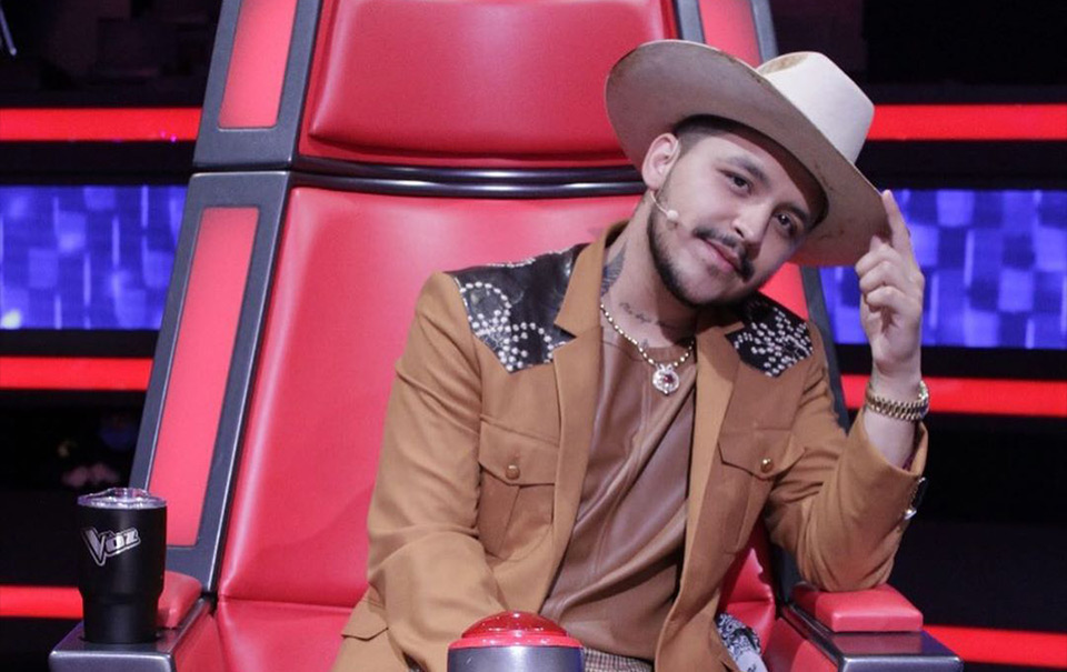 Christian Nodal y su primera vez en La voz México