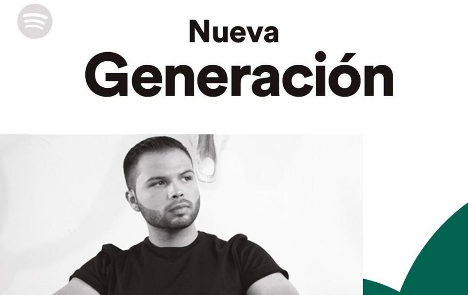 Leonardo Aguilar es la imagen del playlist “Nueva Generación”