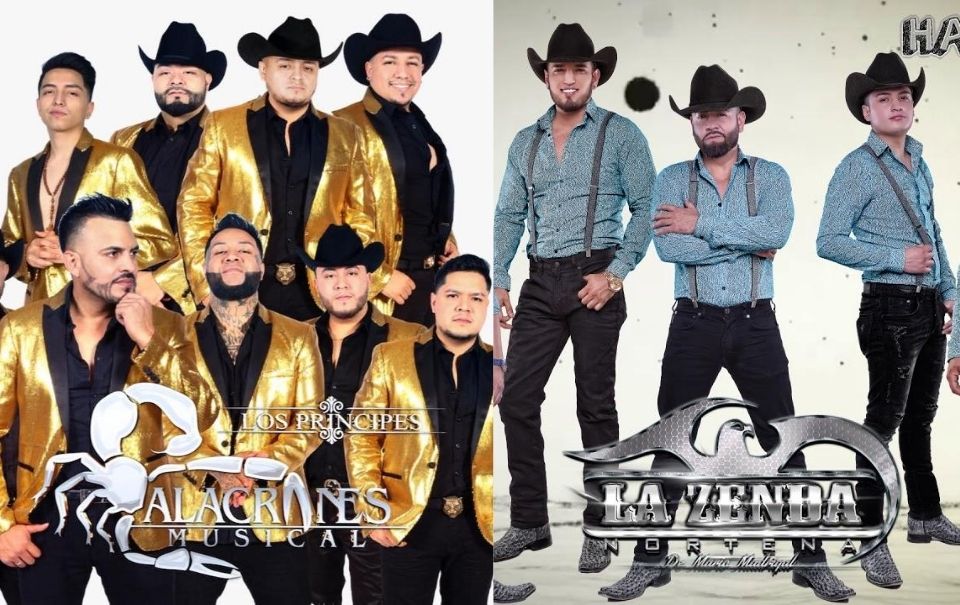 Alacranes musical y Zenda Norteña hacen concierto irresponsablemente