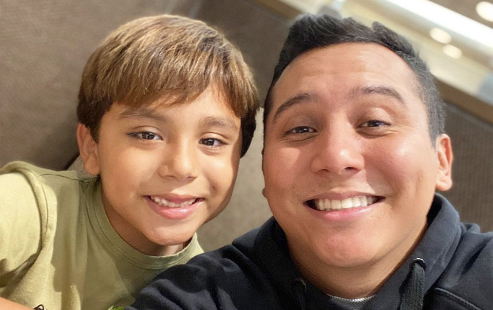 Edwin Luna no festejó con su hijo Miguel su cumpleaños