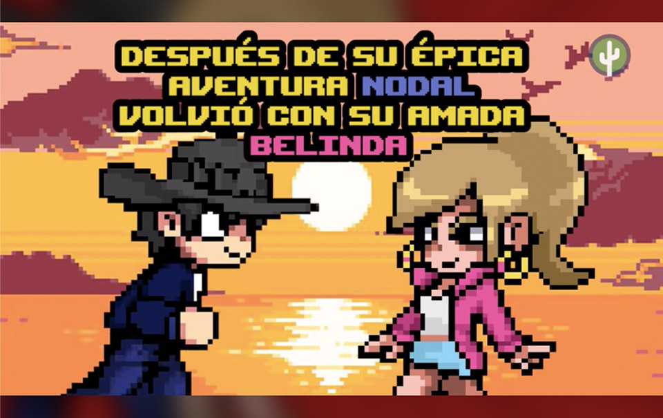 Nodal debe pelear con los Ex de Belinda en un videojuego (video)