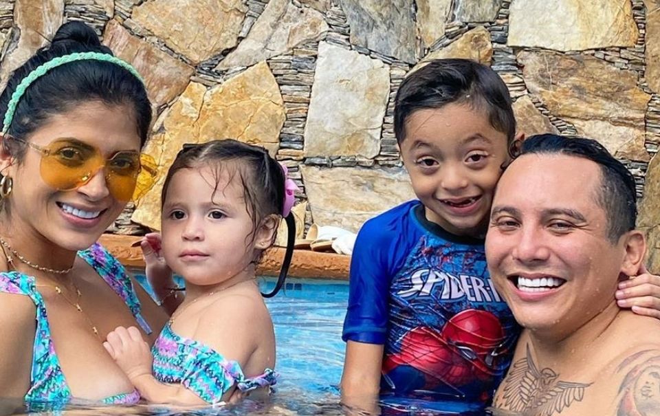 Así el festejo de cumpleaños a Damiancito, el hijo de Kim y Edwin Luna