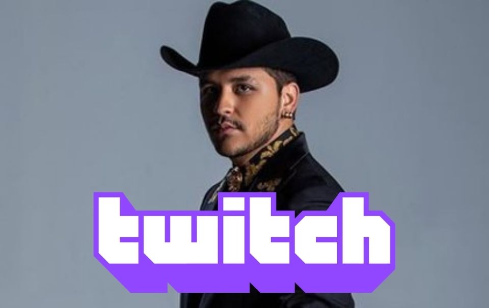 Christian Nodal ahora es gamer, está en la plataforma Twitch