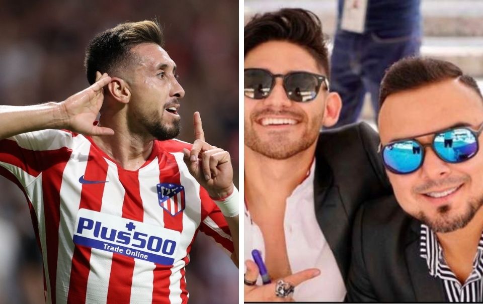 Héctor Herrera (futbolista) acompañó a la banda “El Recodo” en un ensayo