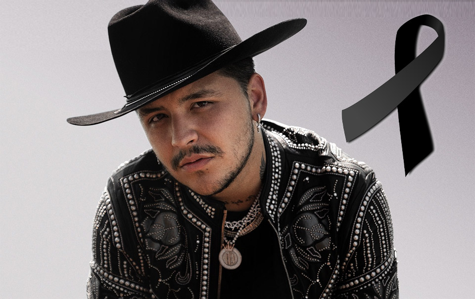 Christian Nodal pasa su cumpleaños número 22 de LUTO