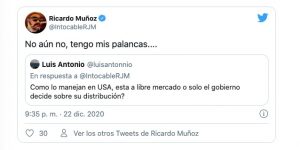 Ricky Muñoz ya está vacunado contra el C0vid-19 y explica la razón 0