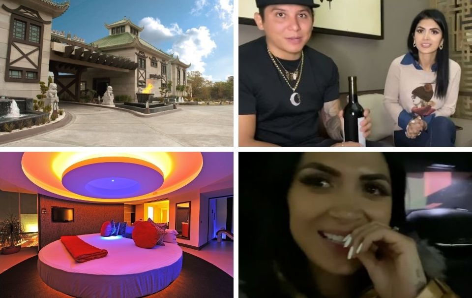 Edwin Luna y Kímberly Flores celebran el amor en un Motel