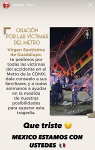 Gruperos mandan mensajes de apoyo ante lo ocurrido en el Metro CDMX 1