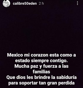 Gruperos mandan mensajes de apoyo ante lo ocurrido en el Metro CDMX 4