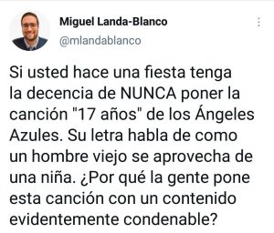 Piden cancelar la canción de “17 años” y Los Ángeles Azules responden 0