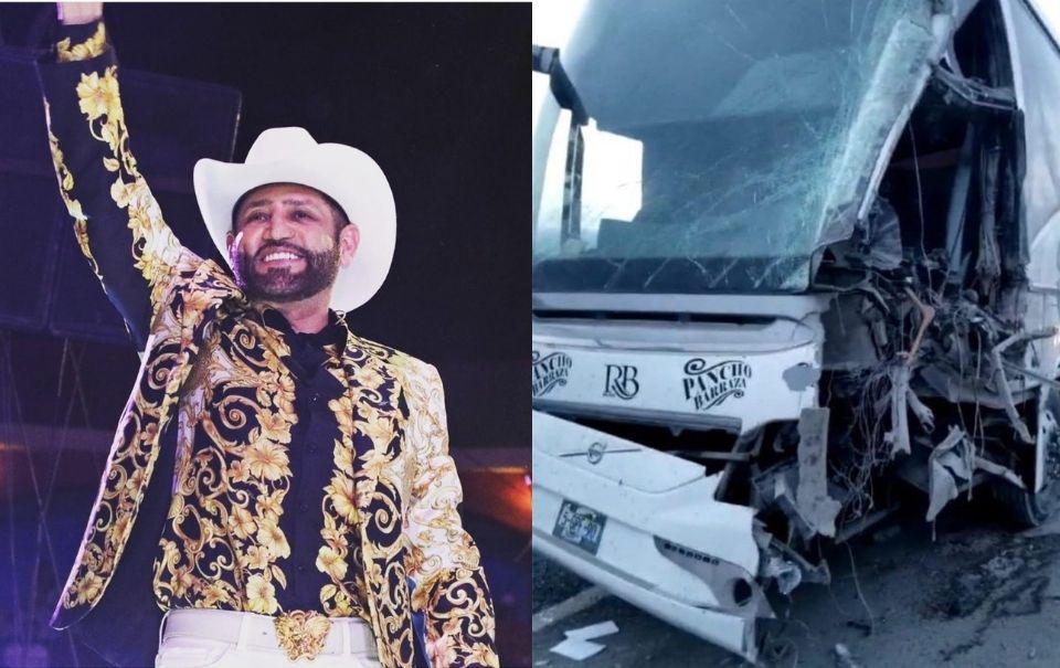 Pancho Barraza sufre aparatoso accidente en plena carretera