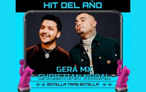 Christian Nodal y Gera MX consiguen Hit del Año por Botella Tras Botella 0