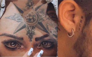 ¿Cuántos tatuajes tiene Christian Nodal en honor a Belinda? 1