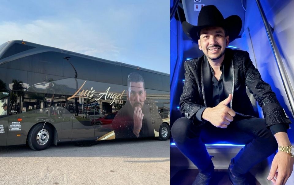 Luis Ángel “El Flaco” agradece a sus fans por tomarse fotos en su autobús