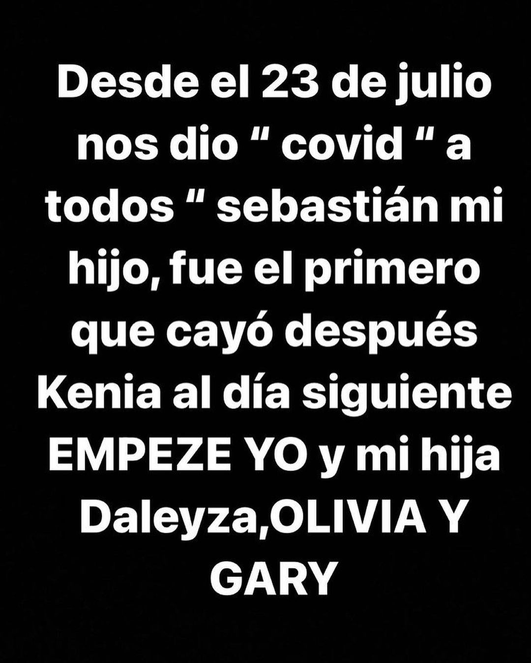 Larry Hernández habla de su estado de salud después de contagiarse de Coronavirus