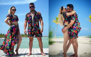 look en pareja, Melissa y Pancho Uresti