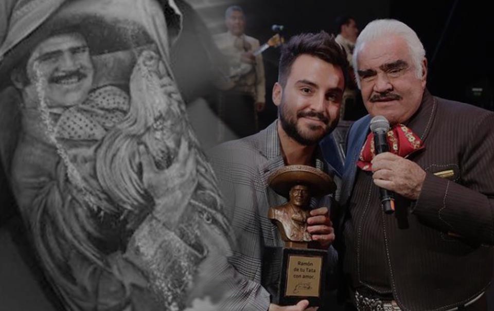 Nietos de Vicente Fernández inmortalizan a su “tata” en conmovedor tatuaje