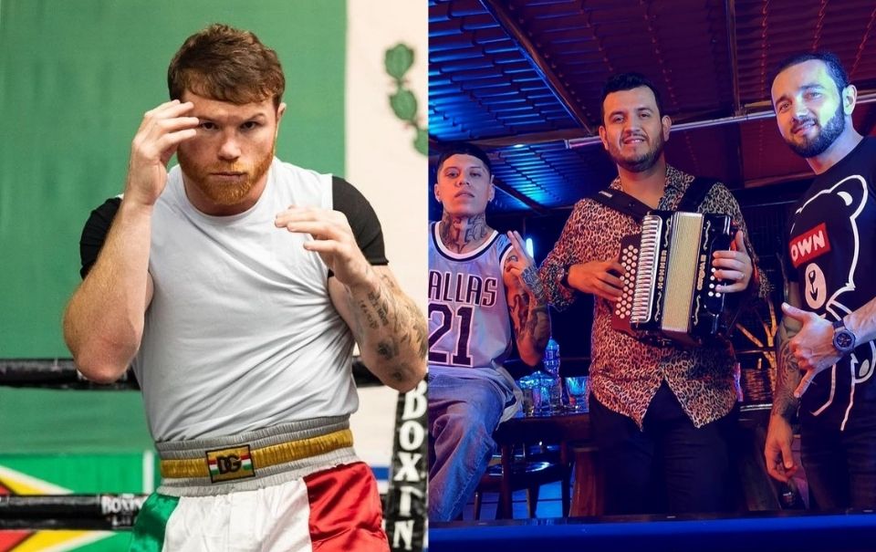 Saúl “El Canelo” Álvarez entrena con canción de Regional Mexicano