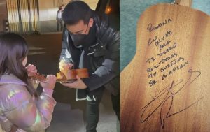 Carlos Rivera cumple el sueño de Romina, una pequeña cantante 0