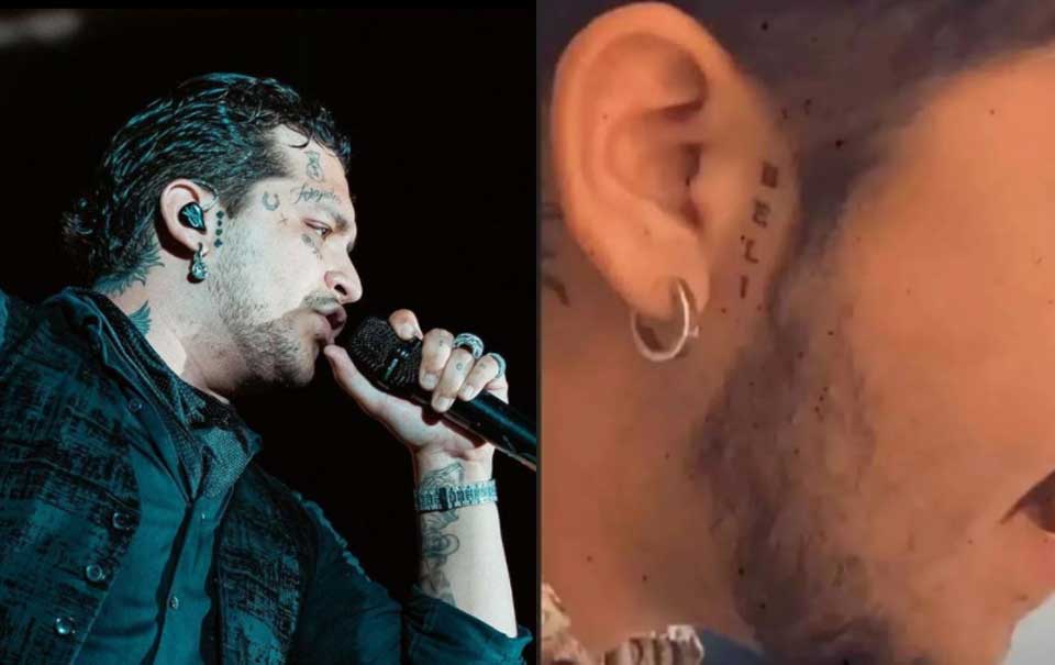 ¡Adiós Amor!, Christian Nodal se borra tatuaje de Belinda