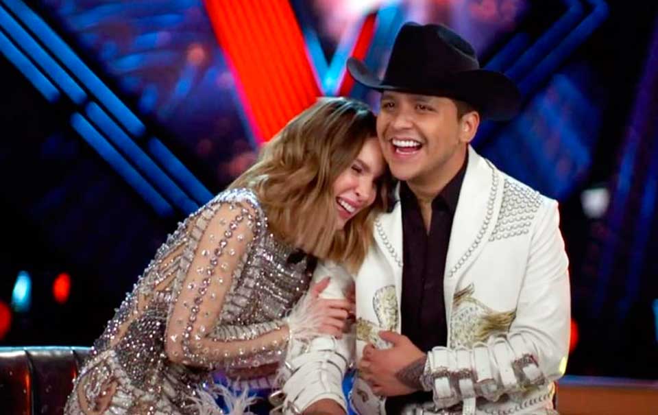 Supuesto abuelo de Christian Nodal llama bruja a Belinda