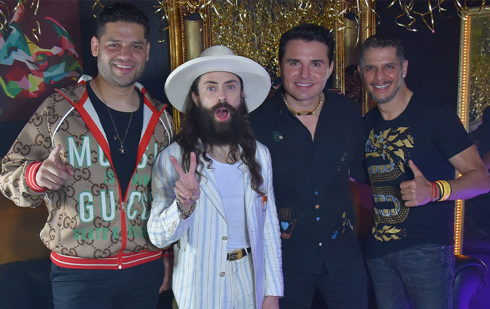 Jay de la Cueva, Alan Zamudio, Horacio Palencia y Rafa Mercadante agarran fiesta en Mazatlán