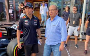 Checo Pérez y Felipe Calderon