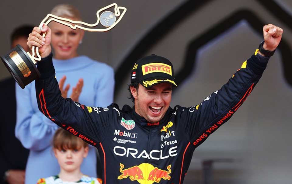 Checo Pérez gana el Gran Premio de Mónaco.