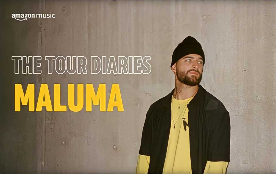 Maluma estrena The Tour Diaries en Amazon Music